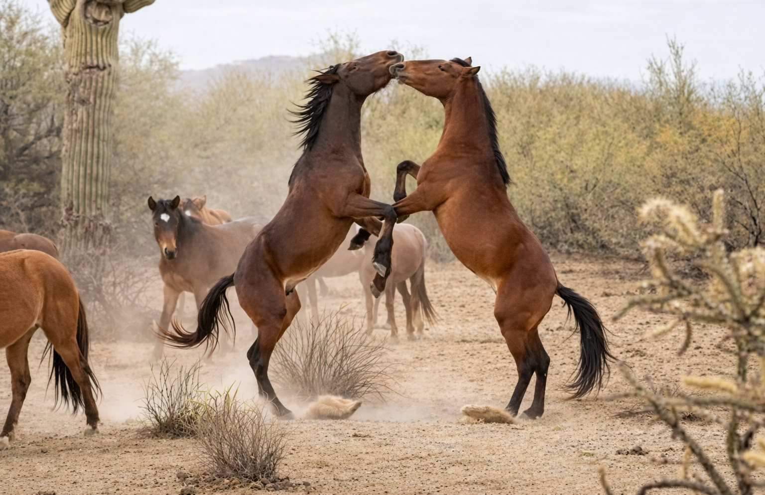 Desert horseback riding