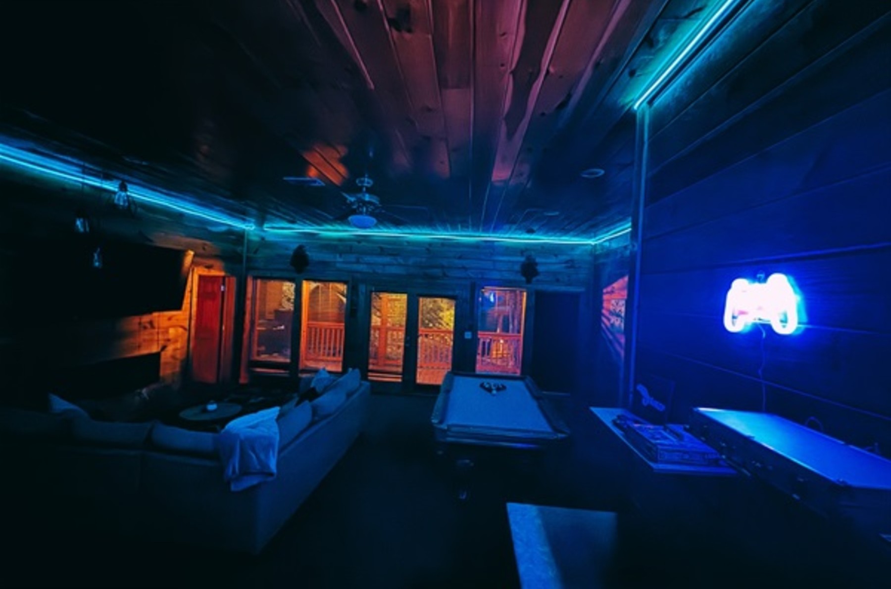 Ultimate game room with arcade and games