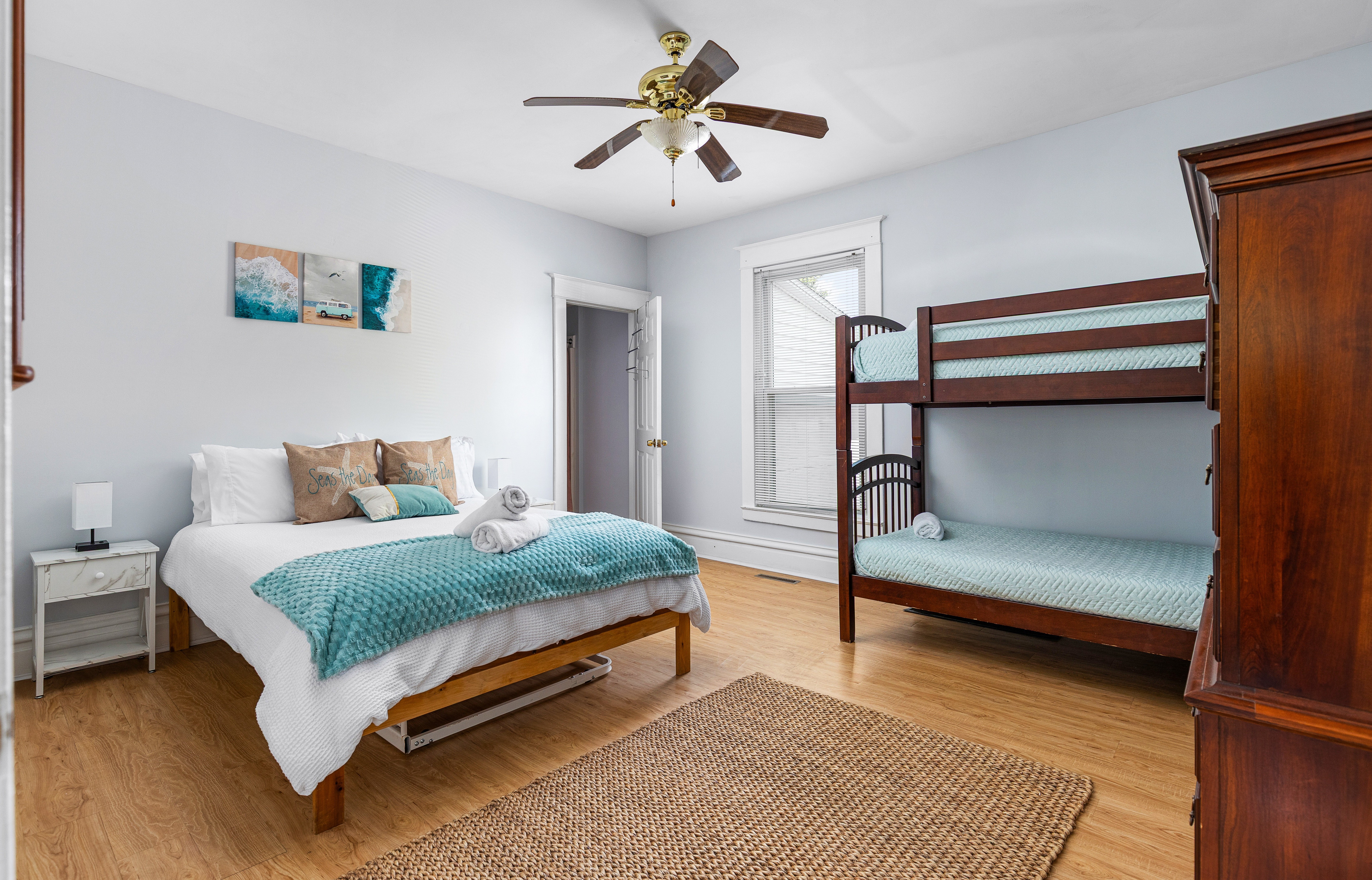 Queen + Bunk Room